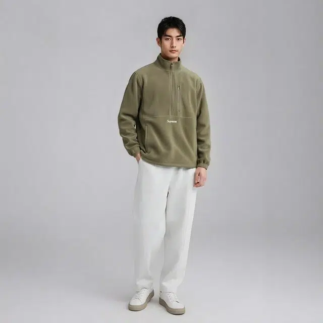Supreme Week 17 x Polartec Half Zip Pullover
