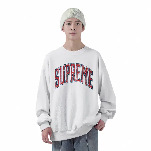 Supreme FW23 WEEK1 INSIDE OUT CREWNECK Logo