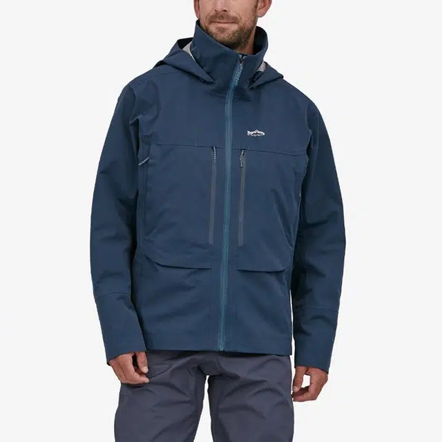 patagonia Men's Swiftcurrent Wading Jacket Logo