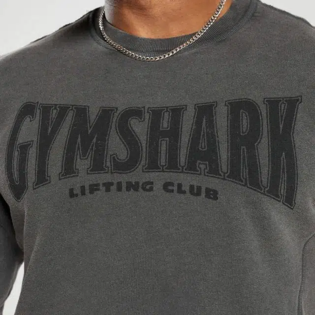 GYMSHARK HERITAGE WASHED SHORT SLEEVE CREW LogoT