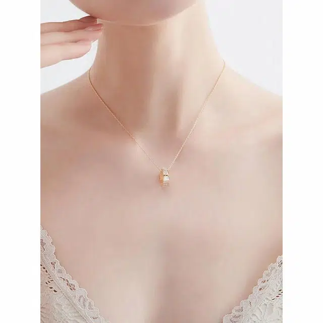 阿黛丽 法式复古轻奢小众设计感颈链配饰欧美高级锁骨链 合金 项链 女款