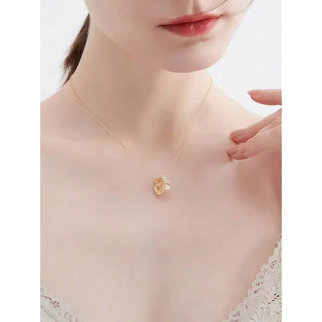 阿黛丽 法式复古轻奢小众设计感颈链配饰欧美高级锁骨链 合金 项链 女款