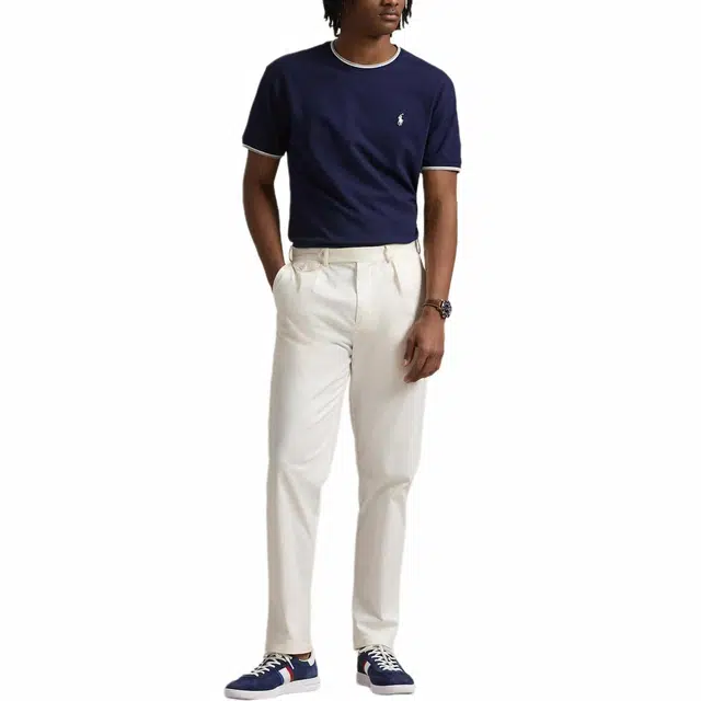 Polo Ralph Lauren SS25 Solid Pony Embroidered Crewneck T-Shirt Blue