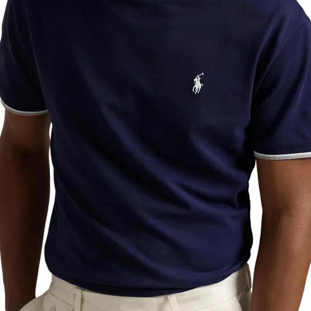 Polo Ralph Lauren SS25 Solid Pony Embroidered Crewneck T-Shirt Blue