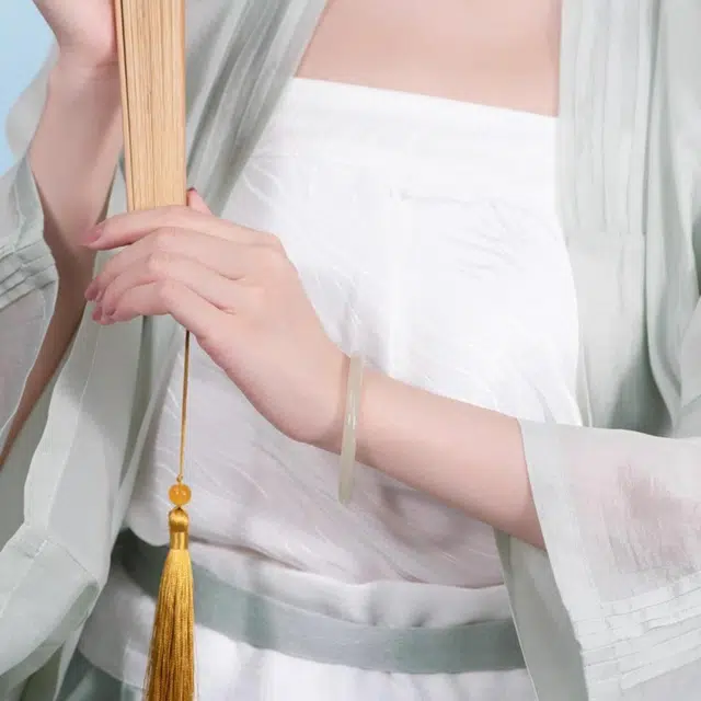 一世倾 新中式国潮古风温婉轻奢精致小众创意高级感复古优雅清透润泽古装汉服旗袍百搭配饰好运 玛瑙 手镯 男女同款情侣款