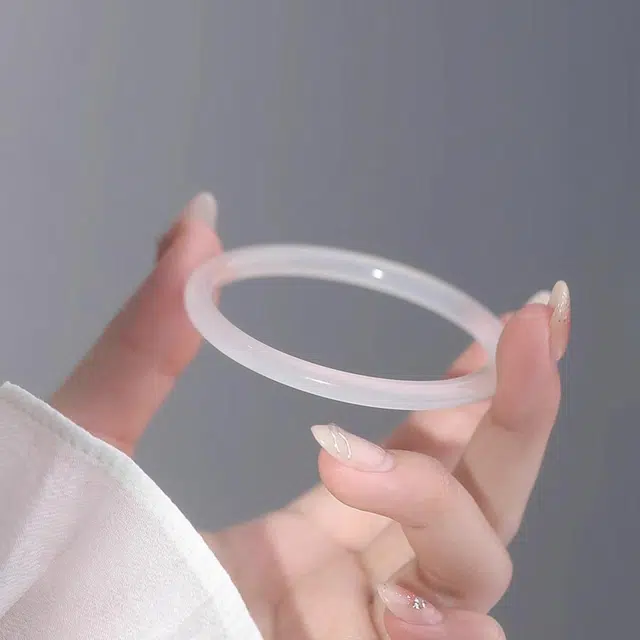 一世倾 新中式国潮古风温婉轻奢精致小众创意高级感复古优雅清透润泽古装汉服旗袍百搭配饰好运 玛瑙 手镯 男女同款情侣款