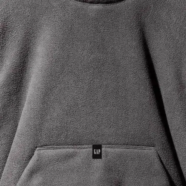 YEEZY x Gap x Balenciaga Dark Grey Polar Fleece Padded Hoodie
