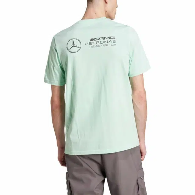 adidas x MERCEDES-AMG PETRONAS F1 TEAM SS25 Motorsport Premium Woven Graphic T