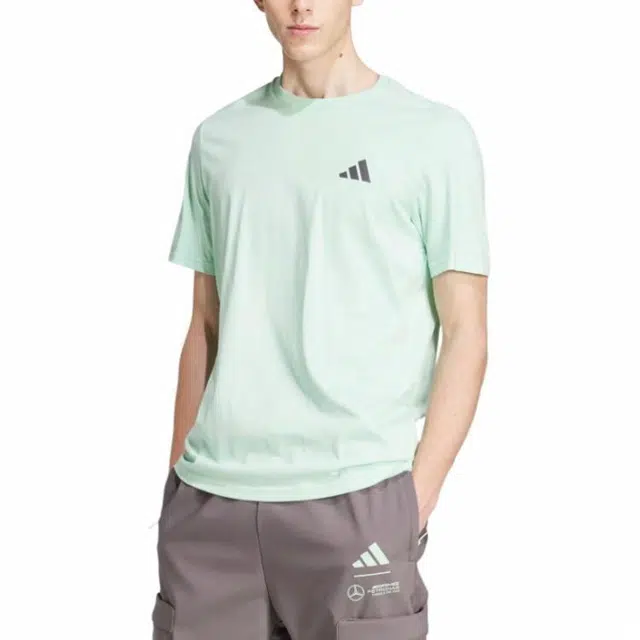 adidas x MERCEDES-AMG PETRONAS F1 TEAM SS25 Motorsport Premium Woven Graphic T