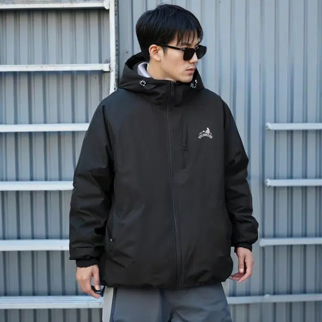 雅鹿  山系户外登山运动百搭青少年简约连帽三防宽松休闲  防风防泼水冲锋衣 男女同款