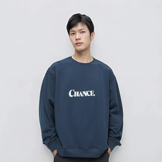 CHANCECHANCE CHANCE SWEATSHIRT(Navy