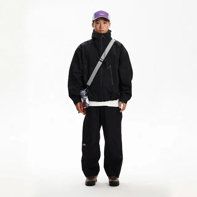 江南先生  美式复古宽松轻户外  防水防风冲锋衣 男女同款