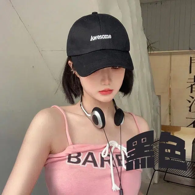 优莲茵 大头围加宽加大帽檐显脸小 适合大脸圆脸大码韩版潮 棉 鸭舌帽 男女同款情侣款