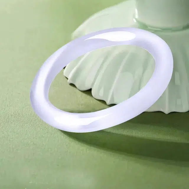 兰慕茵诺 新中式轻奢香芋梦幻紫 一步一响 少女温婉气质显白素圈美人镯 #好运 琉璃 手镯 女款