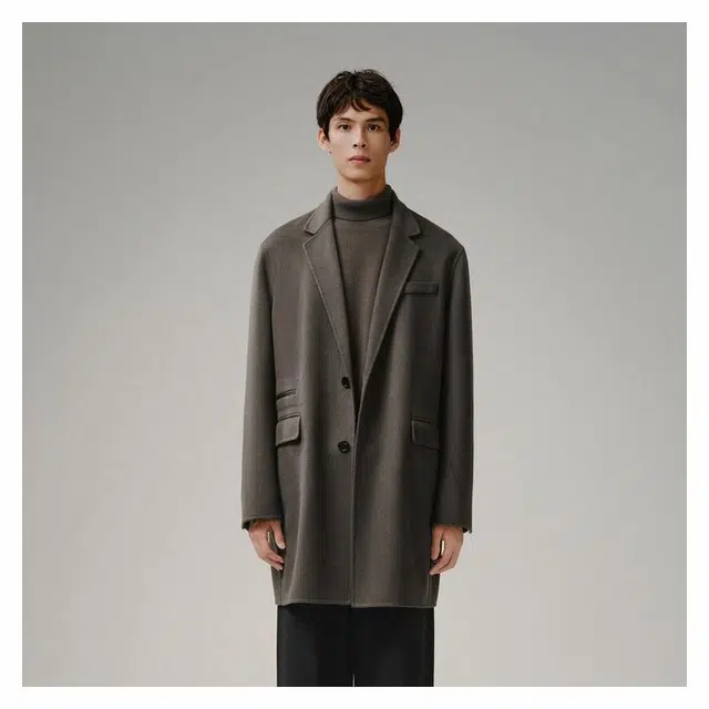 PEACEBIRD MEN Wool Coat