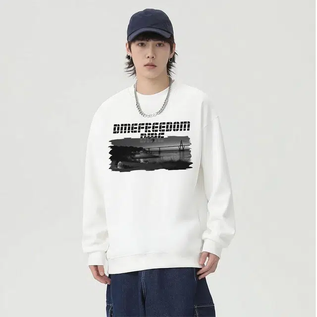 【dme】 风景高级圆领保暖舒适个性时尚休闲百搭卫衣 男女同款