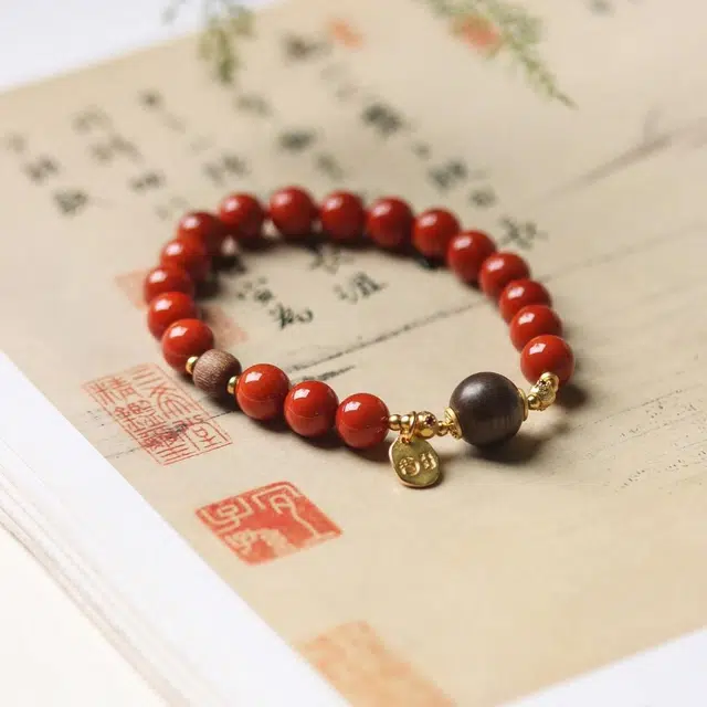 天台山 官方已祝福加持红锦丝中式高级感招财进宝吉祥如意好运转运 沉香 手串 男女同款情侣款