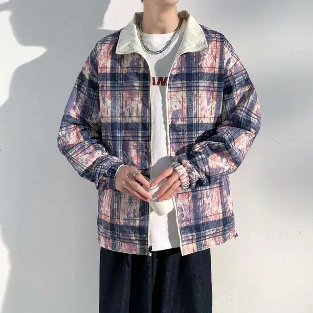 美力城 双面穿美式高街复古夹克外套 男女同款