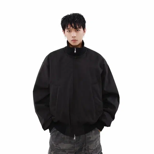 极限涡轮 美式复古高街宽松休闲百搭夹克外套 男女同款