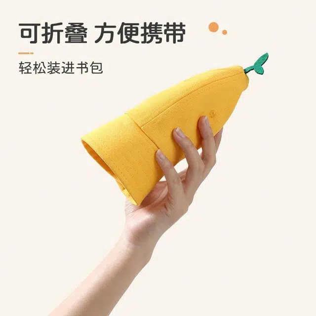 俞兆林 春夏户外出行研学游园旅游宽帽檐遮脸显脸小小黄帽遮阳日系 轻薄款 渔夫帽 儿童款