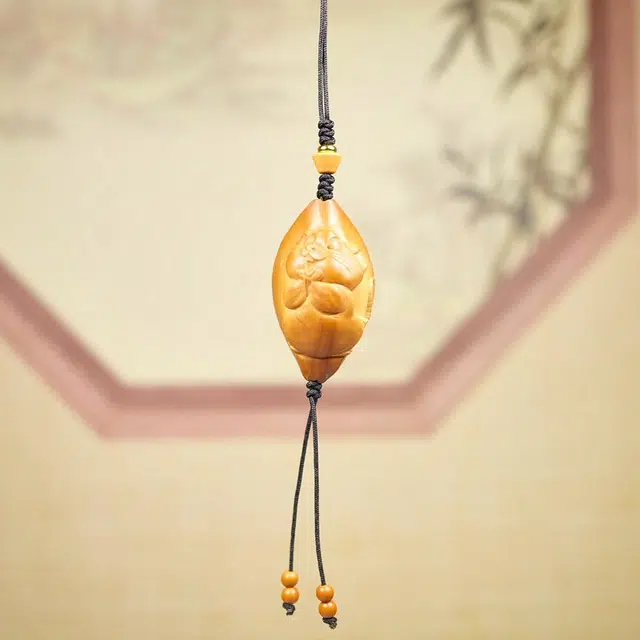 蓝品 吉祥鼠 橄榄核 吊坠 男女同款情侣款