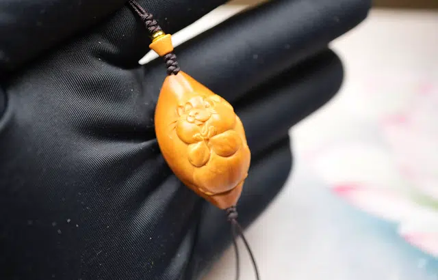 蓝品 吉祥鼠 橄榄核 吊坠 男女同款情侣款