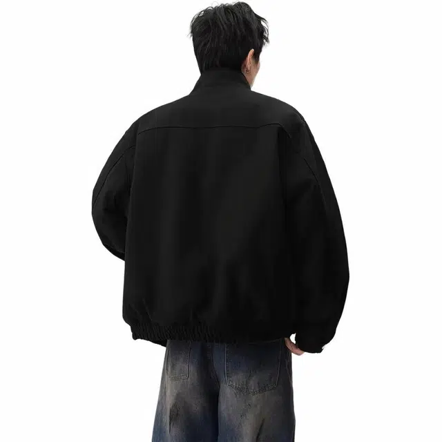 极限涡轮 美式立领重磅休闲百搭夹克外套 男女同款