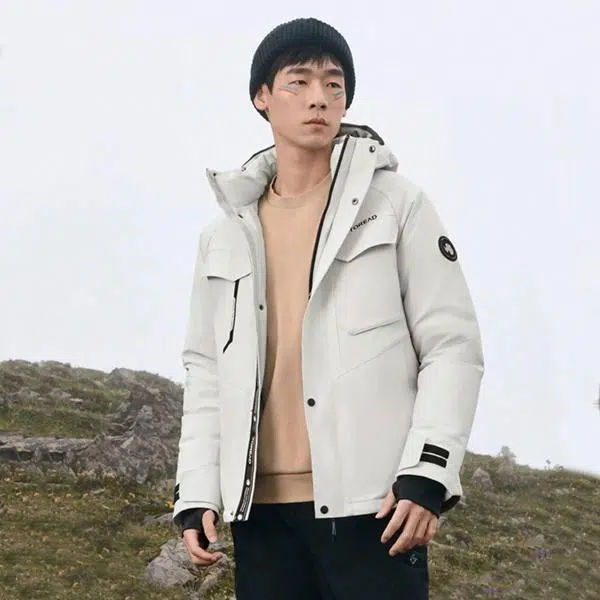 探路者 极寒户外羽绒服 防风防水防寒外套 鹅绒 保暖舒适吸湿透气 工装风 男女同款