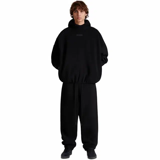 Fear of God Essentials SS24 drop2 Polar Fleece Pant Jet Black