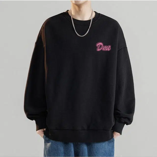 【dme】 美式潮流动漫嘻哈印花字母休闲长袖卫衣 男女同款
