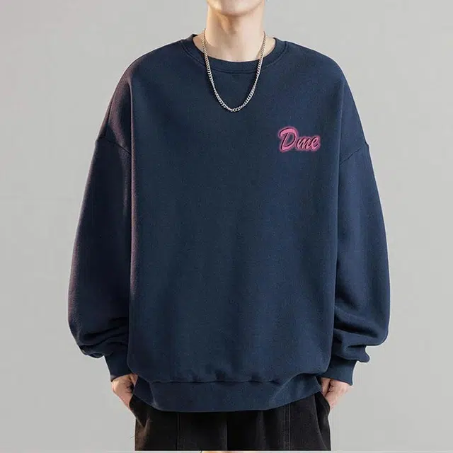【dme】 美式潮流动漫嘻哈印花字母休闲长袖卫衣 男女同款