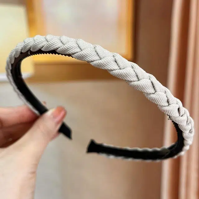如花梦 发捆洗脸专用压发头箍高级感带齿防滑碎发发卡头饰 布艺 发箍 女款
