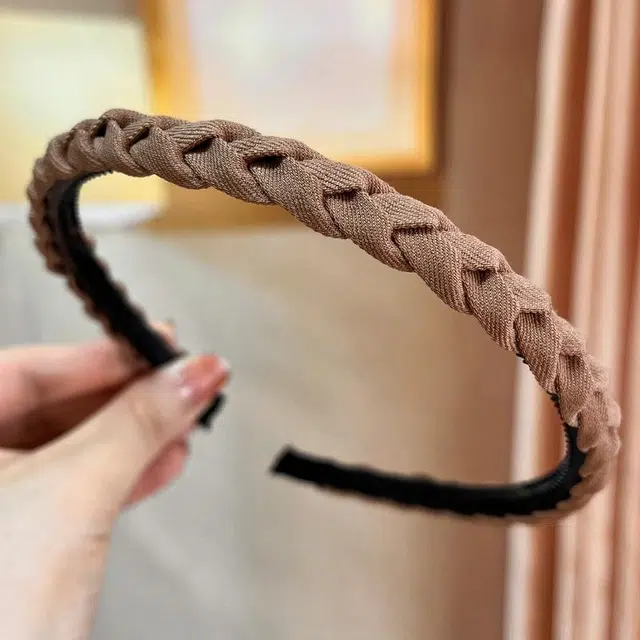 如花梦 发捆洗脸专用压发头箍高级感带齿防滑碎发发卡头饰 布艺 发箍 女款