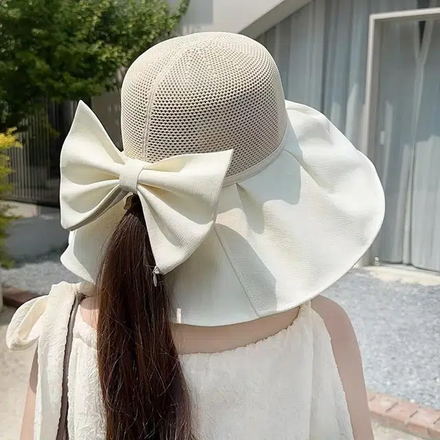 朵澜 夏季加大帽檐防紫外线户外遮阳帽出游遮脸 氨纶 防晒帽 女款