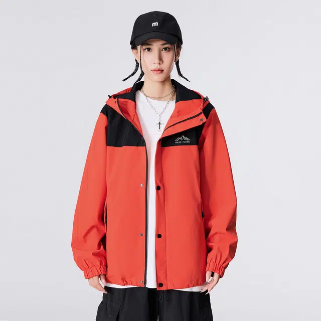 雅鹿  全天候系列 纯色可拆卸抓绒内胆连帽三合一保暖  防水防风冲锋衣 男女同款 藏青色