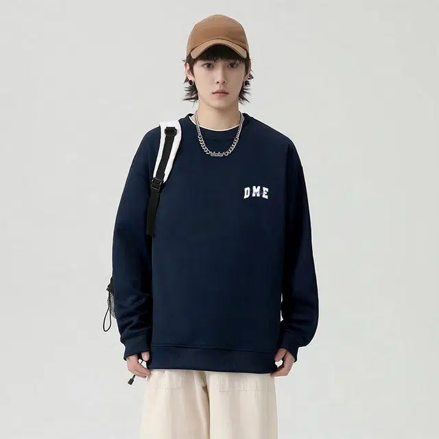 【dme】 美式重磅百搭休闲大气宽松简约卫衣 男女同款