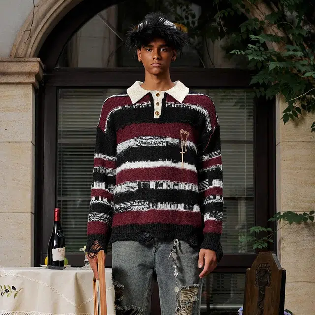 Rocawear Striped Knit Sweater