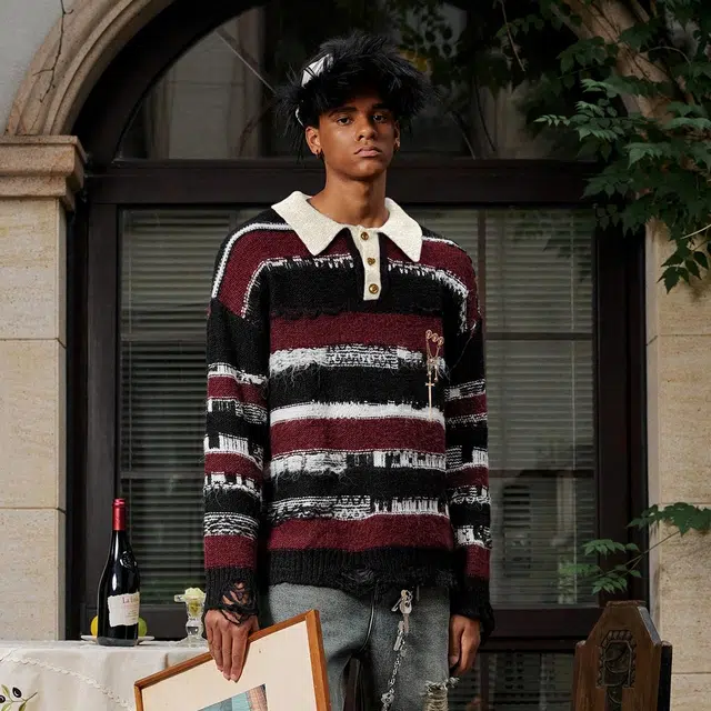 Rocawear Striped Knit Sweater