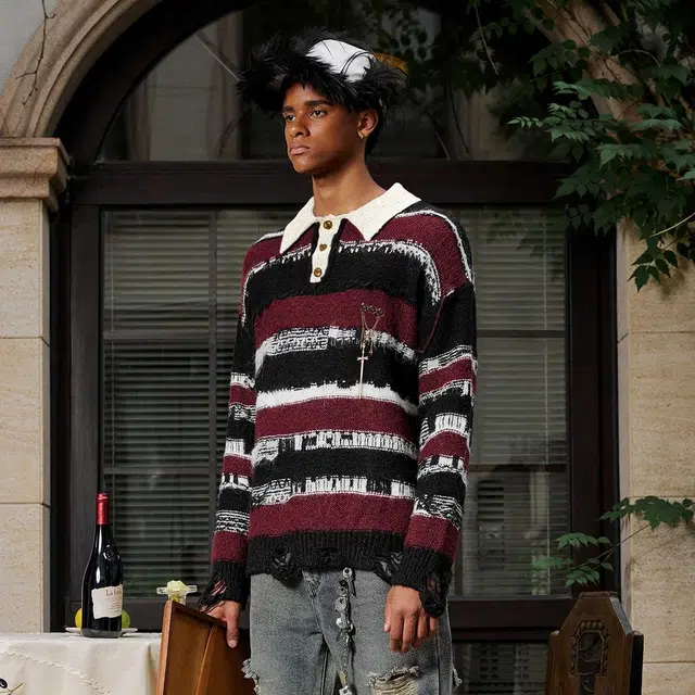 Rocawear Striped Knit Sweater