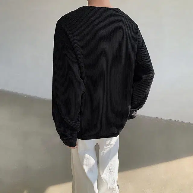 物质公式 美式高街复古韩系港风痞帅潮流慵懒风圆领半拉链设计感宽松内搭外穿舒适日常百搭休闲长袖衬衫 男女同款
