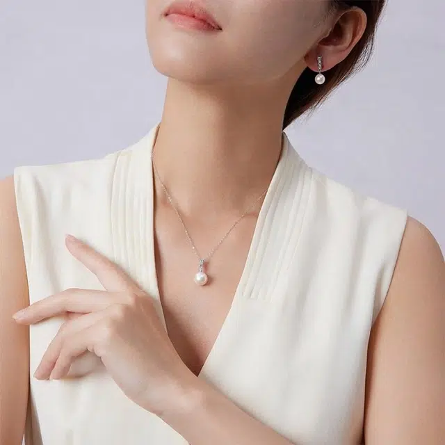 珍珠皇后 莹润亮泽 淡水珍珠 珍珠项链 女款