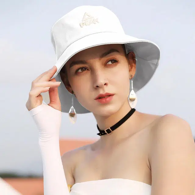 匹克 遮阳防晒三件套 透气  吸汗 棉 渔夫帽 男女同款情侣款