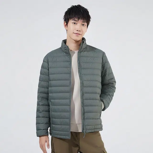 探路者 户外超轻百搭轻便轻薄羽绒服 男款