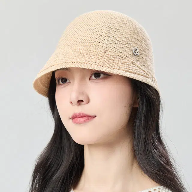 玖慕 透气遮阳百搭 亚麻 渔夫帽 女款
