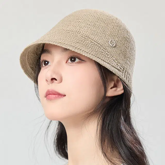 玖慕 透气遮阳百搭 亚麻 渔夫帽 女款