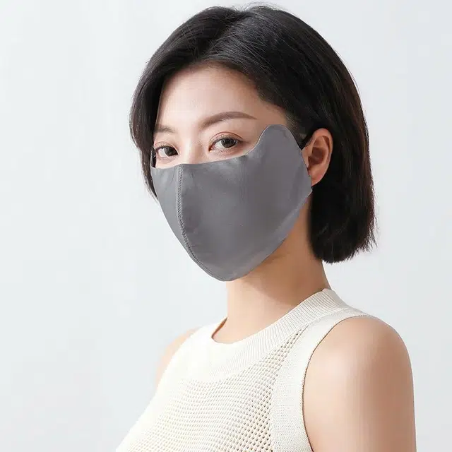 米度狗 真丝系列 全脸防晒防紫外线 护眼角高颜值口罩