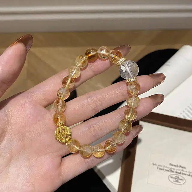 倾爱 轻奢小众高级感 财源滚滚 黄水晶 手串 女款