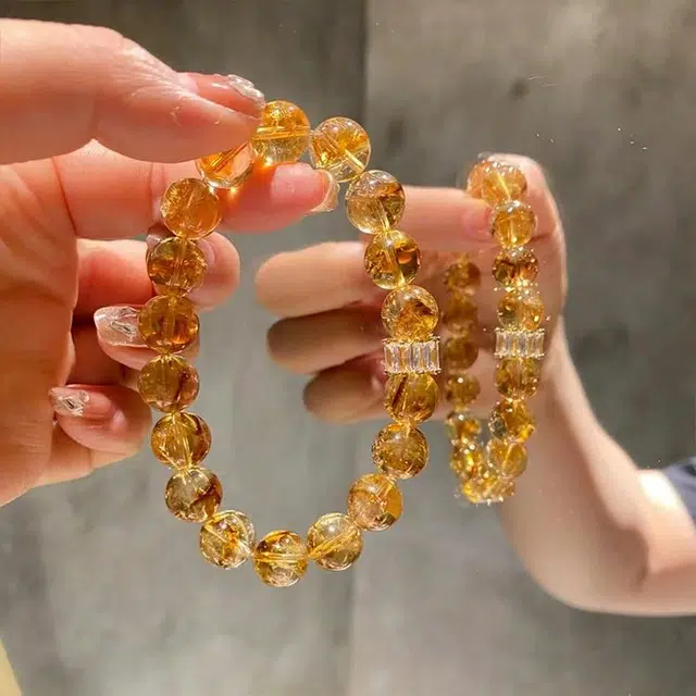 【赠消磁石】 雅谷 财源滚滚八方聚财暴富 招财小霸王 新中式国潮小众百搭高级转运珠 水晶 手串 男女同款情侣款