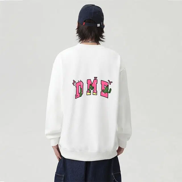 【dme】 简约美观大气美式重磅宽松百搭嘻哈风卫衣 男女同款
