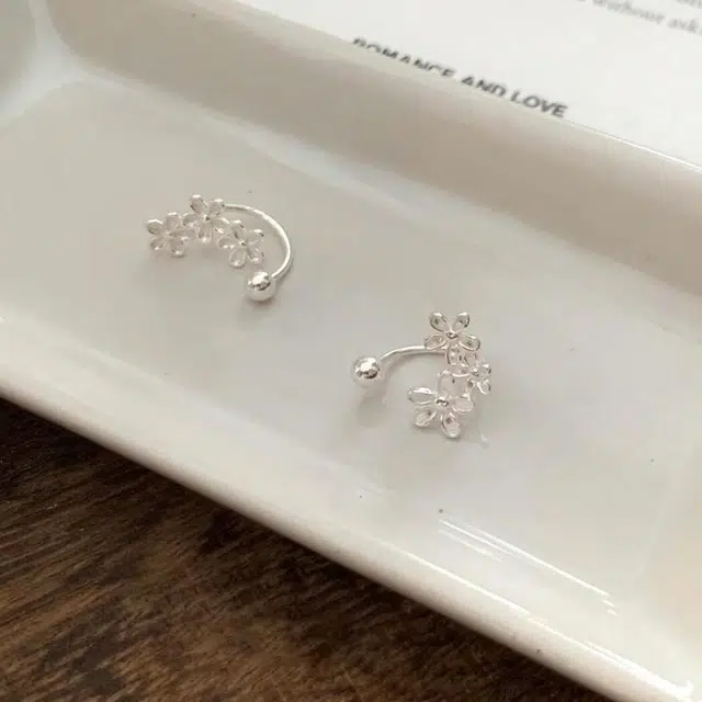 韵系 繁花似锦养耳洞 铜镀金 耳钉 女款